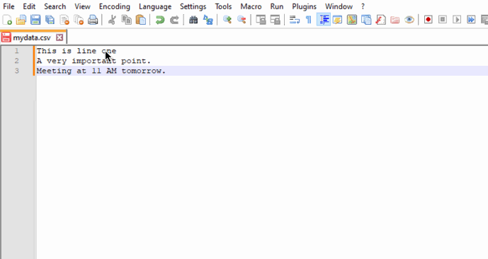 Highlight Text in Notepad++ in various colors demo